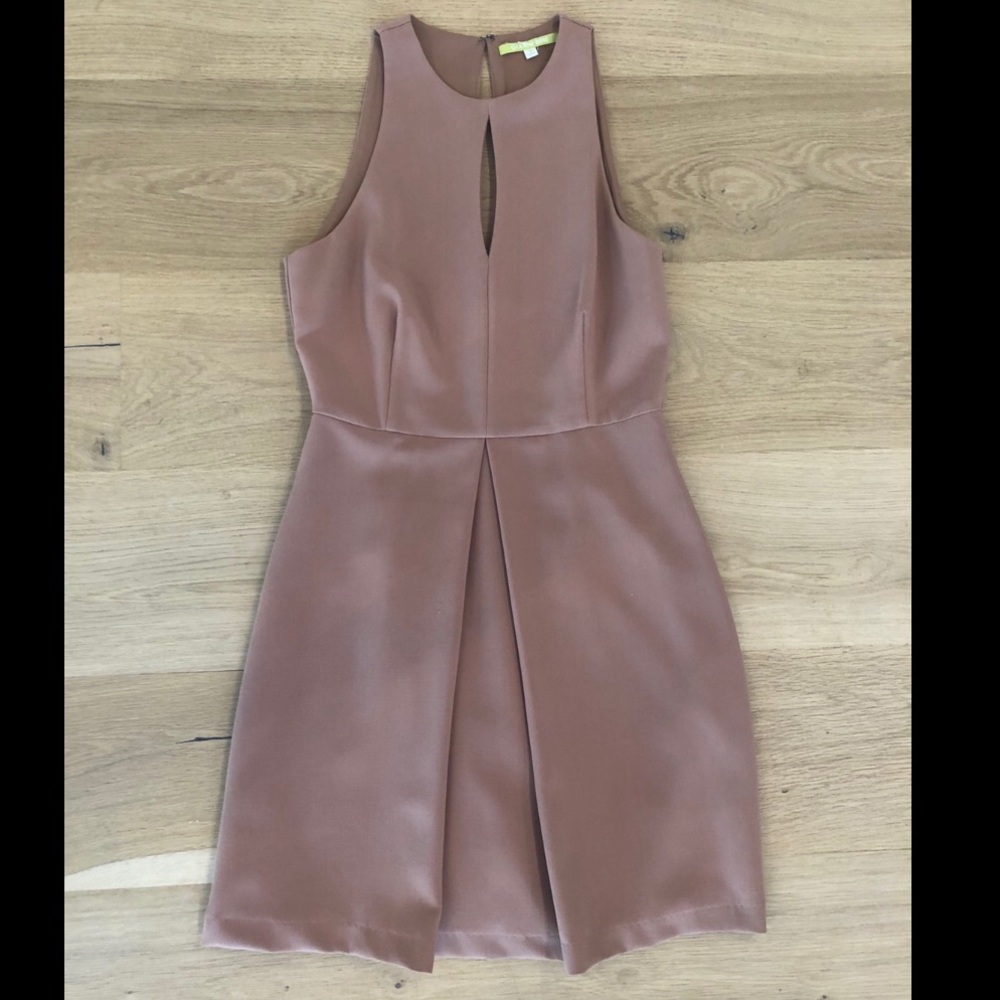 Gianni Bini High Neck Keyhole Dress